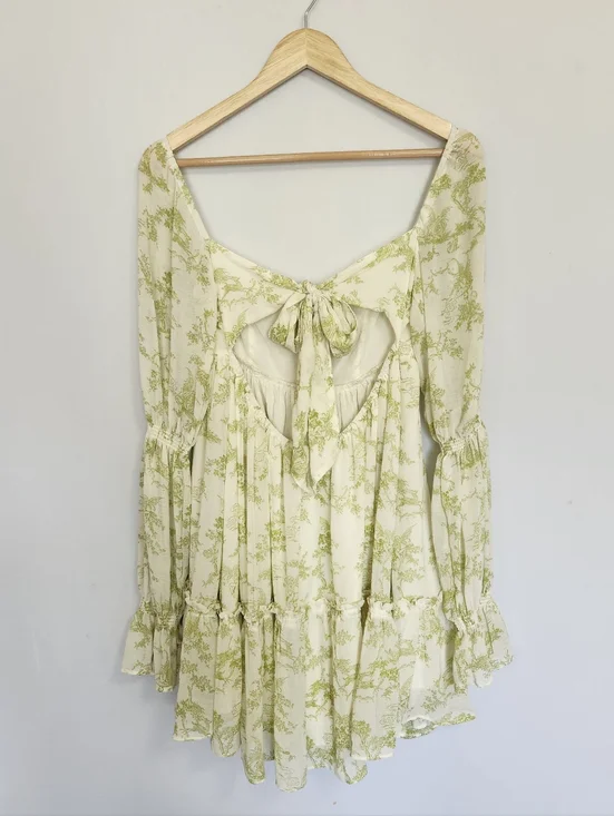 Urban Outfitters Fairy Print Babydoll Dress Size M - Picture 8 of 11